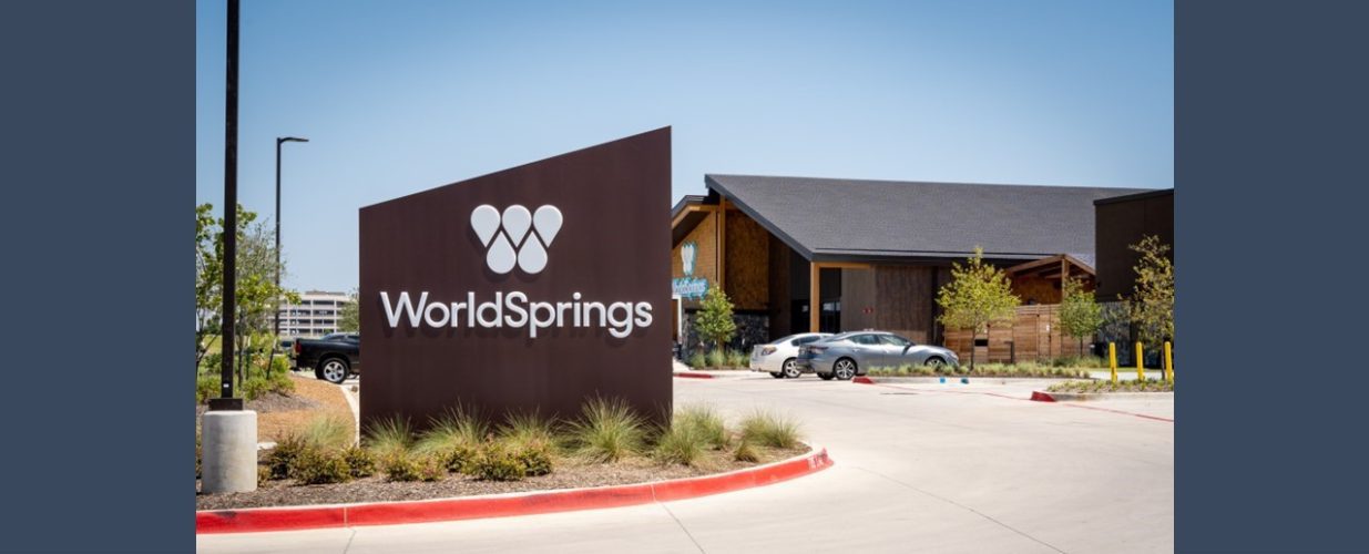 WorldSprings at The Colony exterior entrance sign